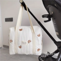 New Fashion Trolley Hanging Zipper Cotton Mommy Bag